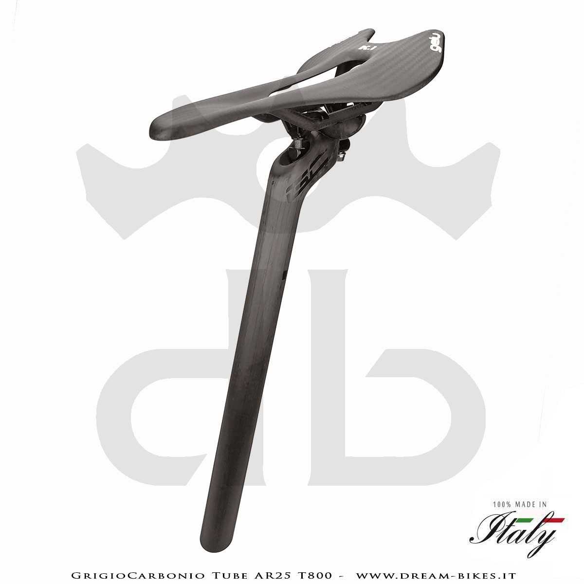 GrigioCarbonio Tube AR25 T800 Ultralight Carbon SetBack Seatpost 25 mm Offset