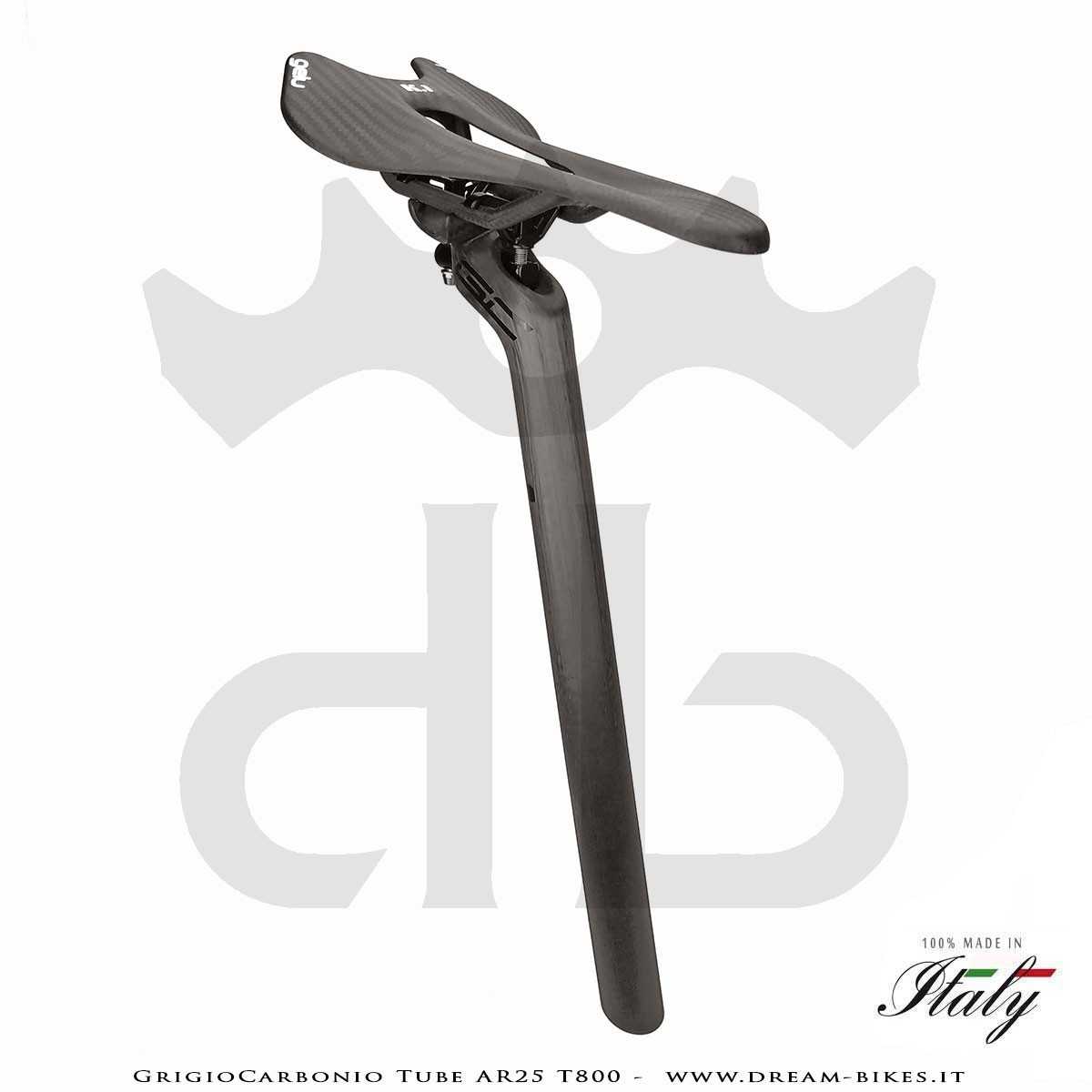 GrigioCarbonio Tube AR25 T800 Ultralight Carbon SetBack Seatpost 25 mm Offset