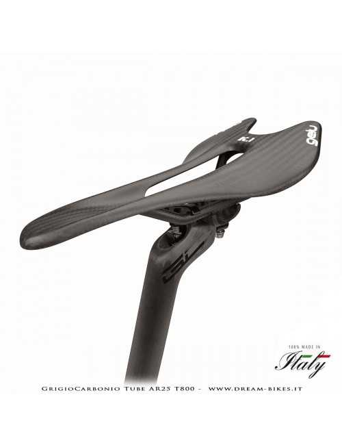 GrigioCarbonio Tube AR25 T800 Cannotto Reggisella Carbon Arretrato Offset 25 mm