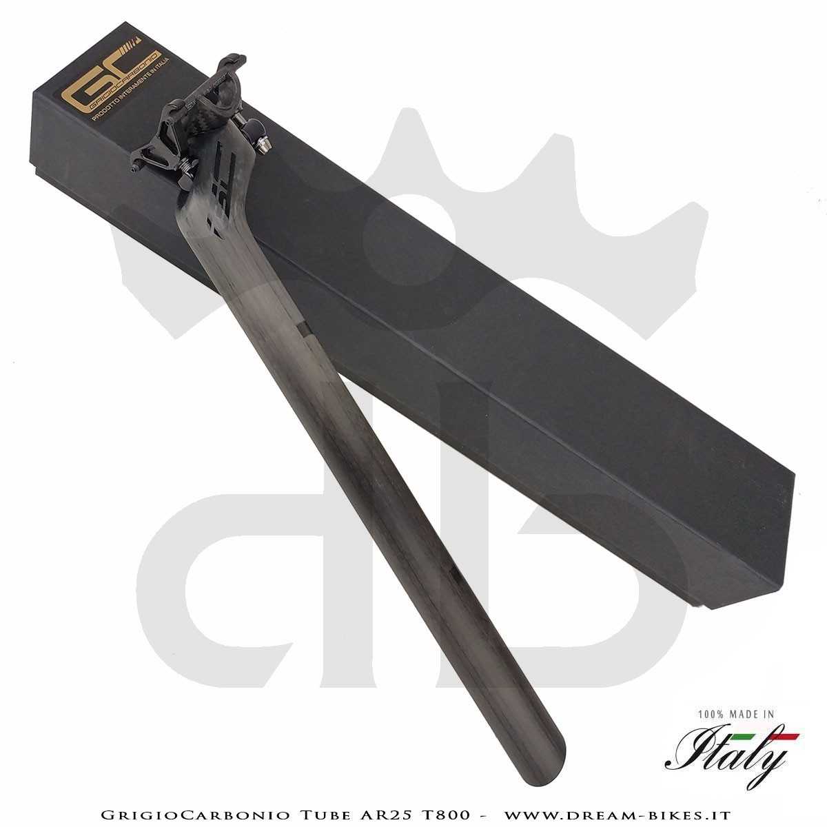 GrigioCarbonio Tube AR25 T800 Ultralight Carbon SetBack Seatpost 25 mm Offset