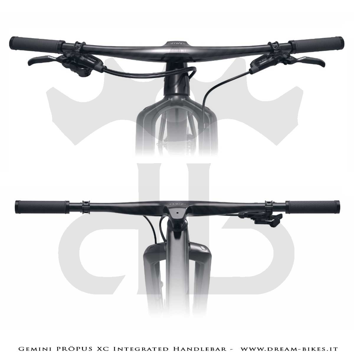 Gemini Propus Ultralight Integrated MTB XC Carbon Handlebar From 149 gr.