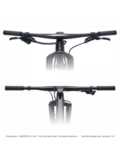Gemini Propus  Manubrio Carbon Integrato MTB XC Ultraleggero Da 149 gr.