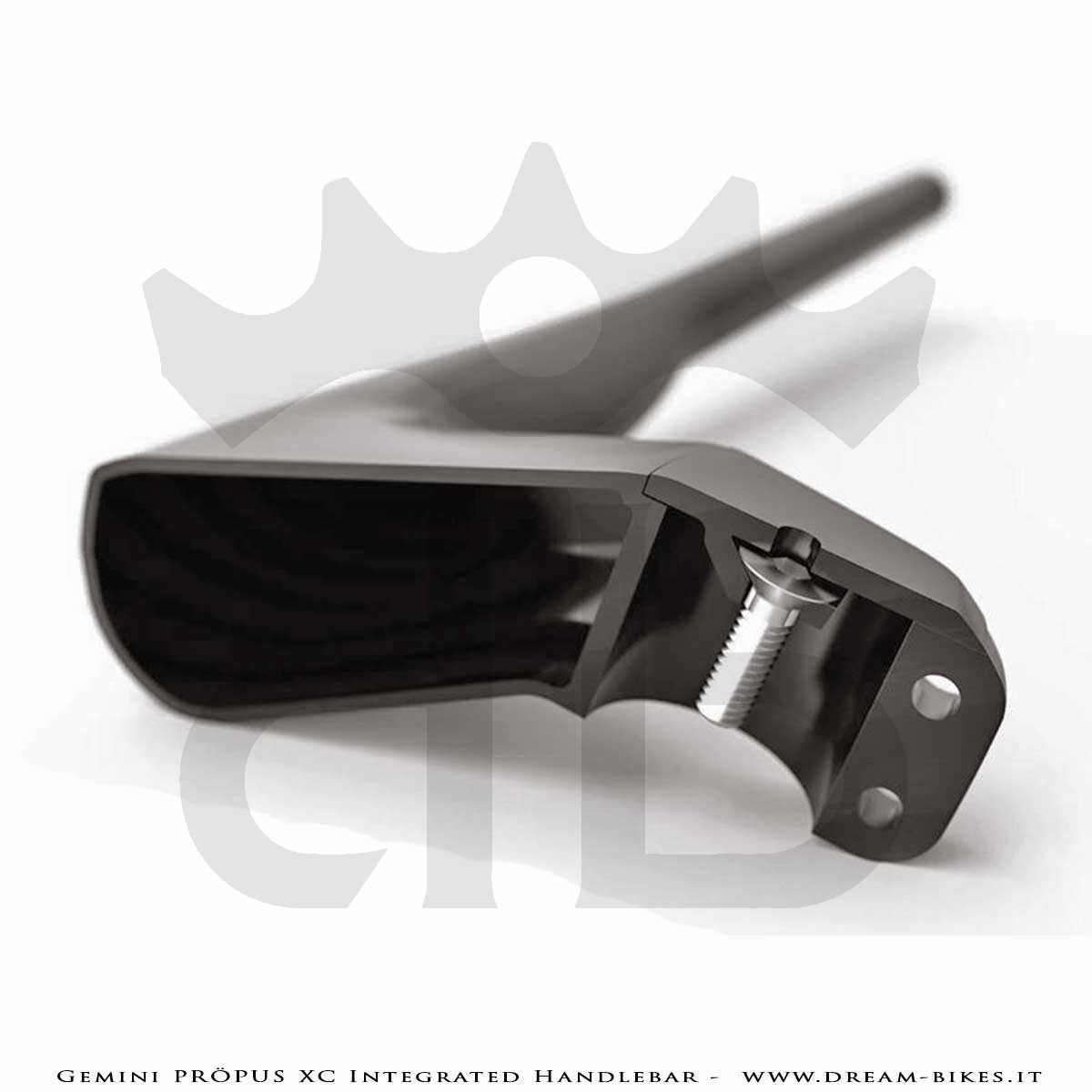 Gemini Propus  Manubrio Carbon Integrato MTB XC Ultraleggero Da 149 gr.