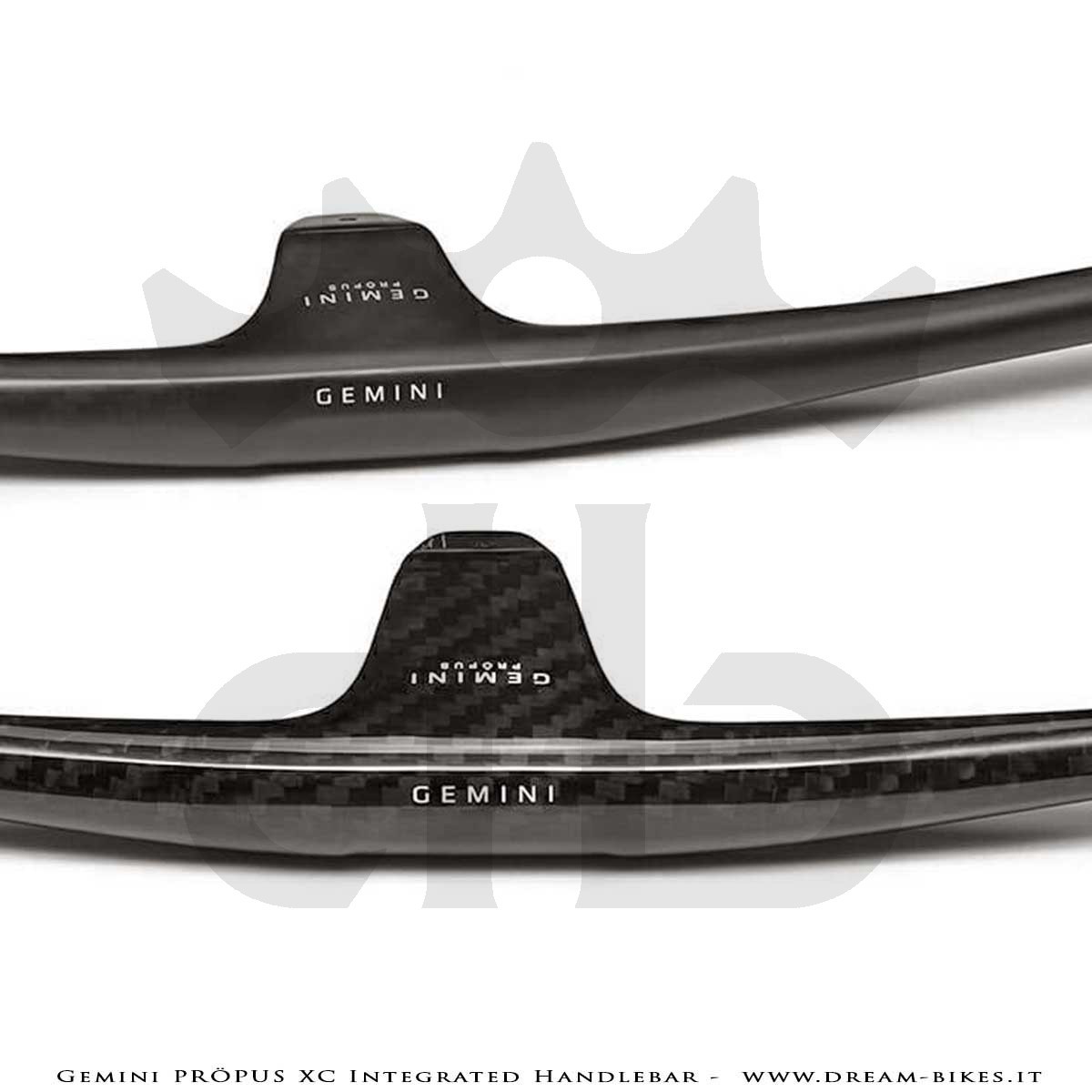 Gemini Propus  Manubrio Carbon Integrato MTB XC Ultraleggero Da 149 gr.