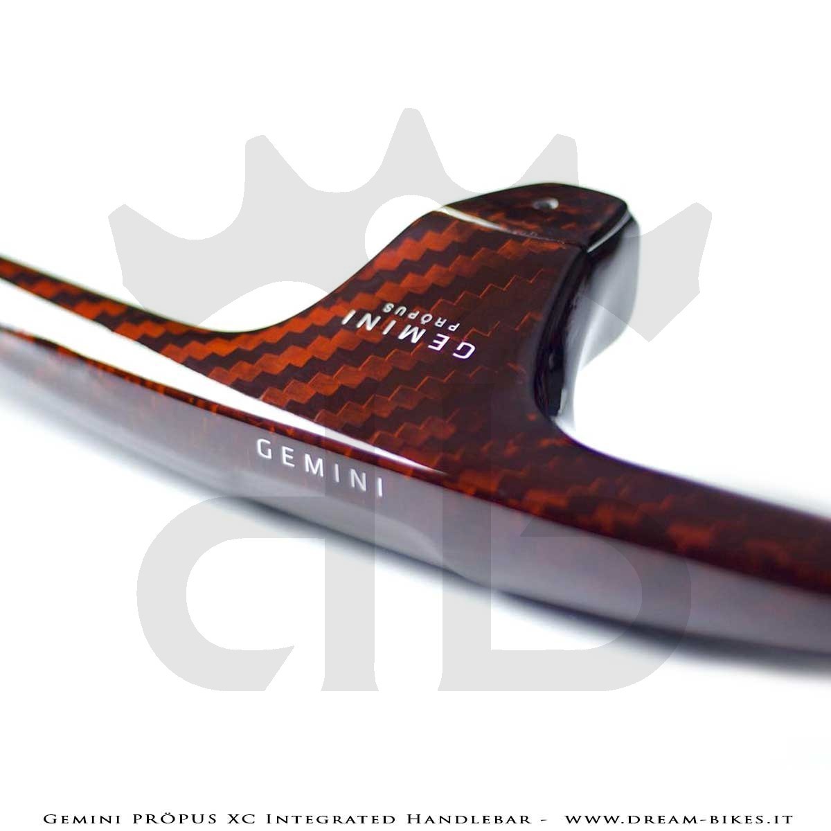 Gemini Propus  Manubrio Carbon Integrato MTB XC Ultraleggero Da 149 gr.