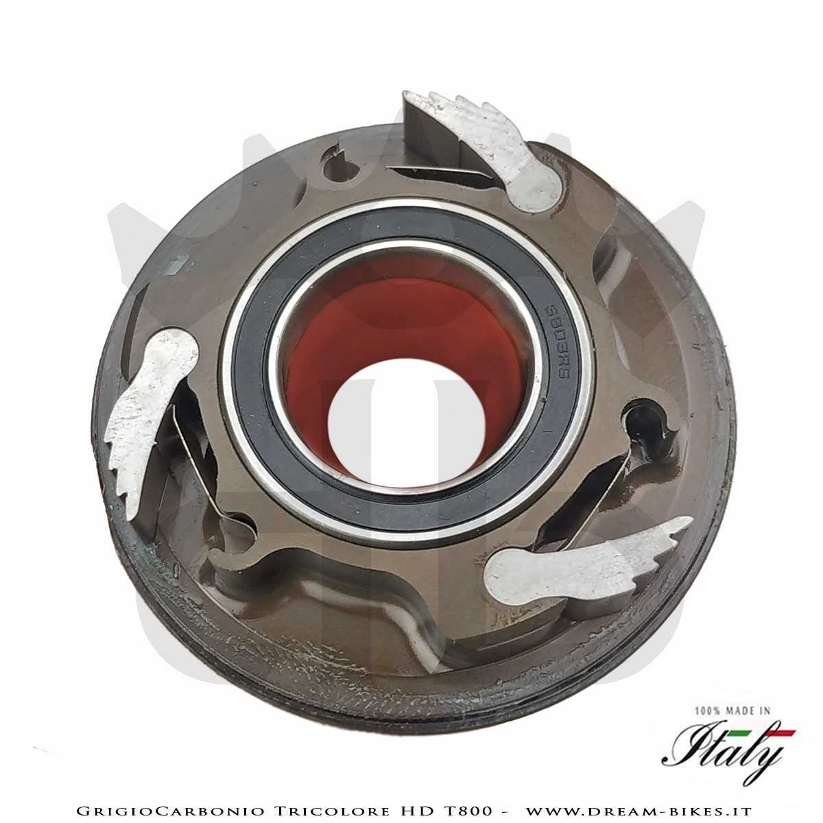 GrigioCarbonio Tricolore HD T800 29" Ruote a Razze Carbon E-Bike 1390 gr.