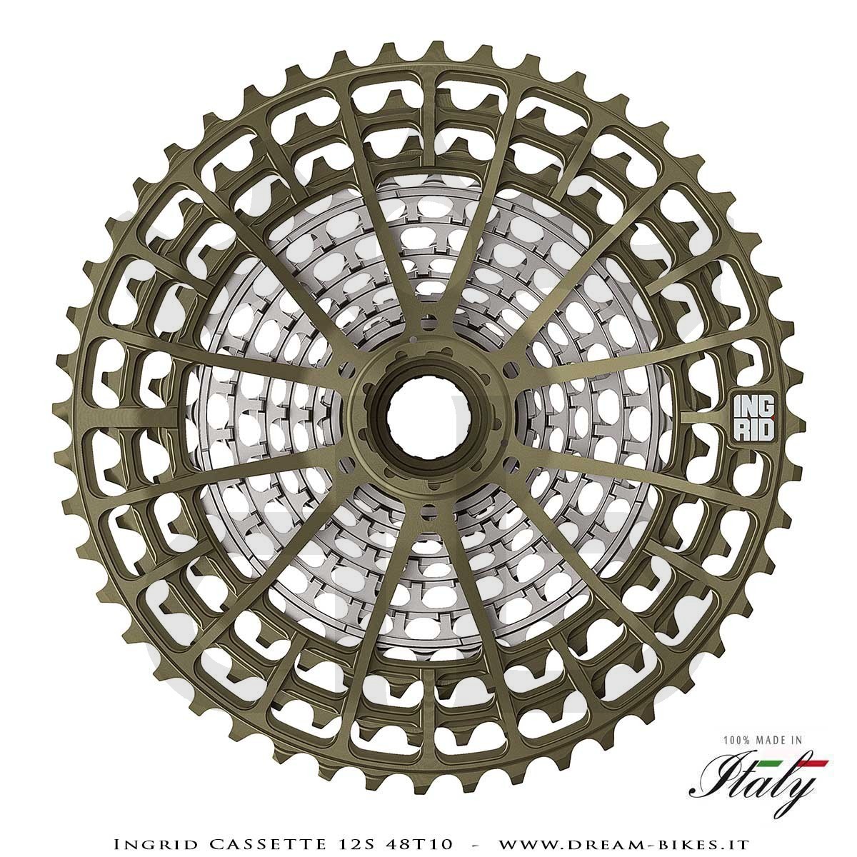 Ingrid 12S 48T10 Cassetta Pignoni 12v XD