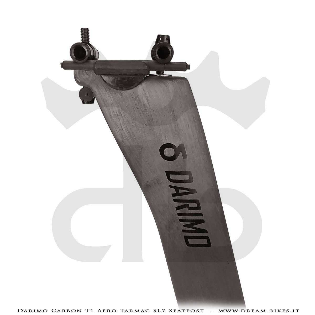 Darimo Carbon T1 Aero Specialized Tarmac SL7 Reggisella Arretrato Ultraleggero -15 mm
