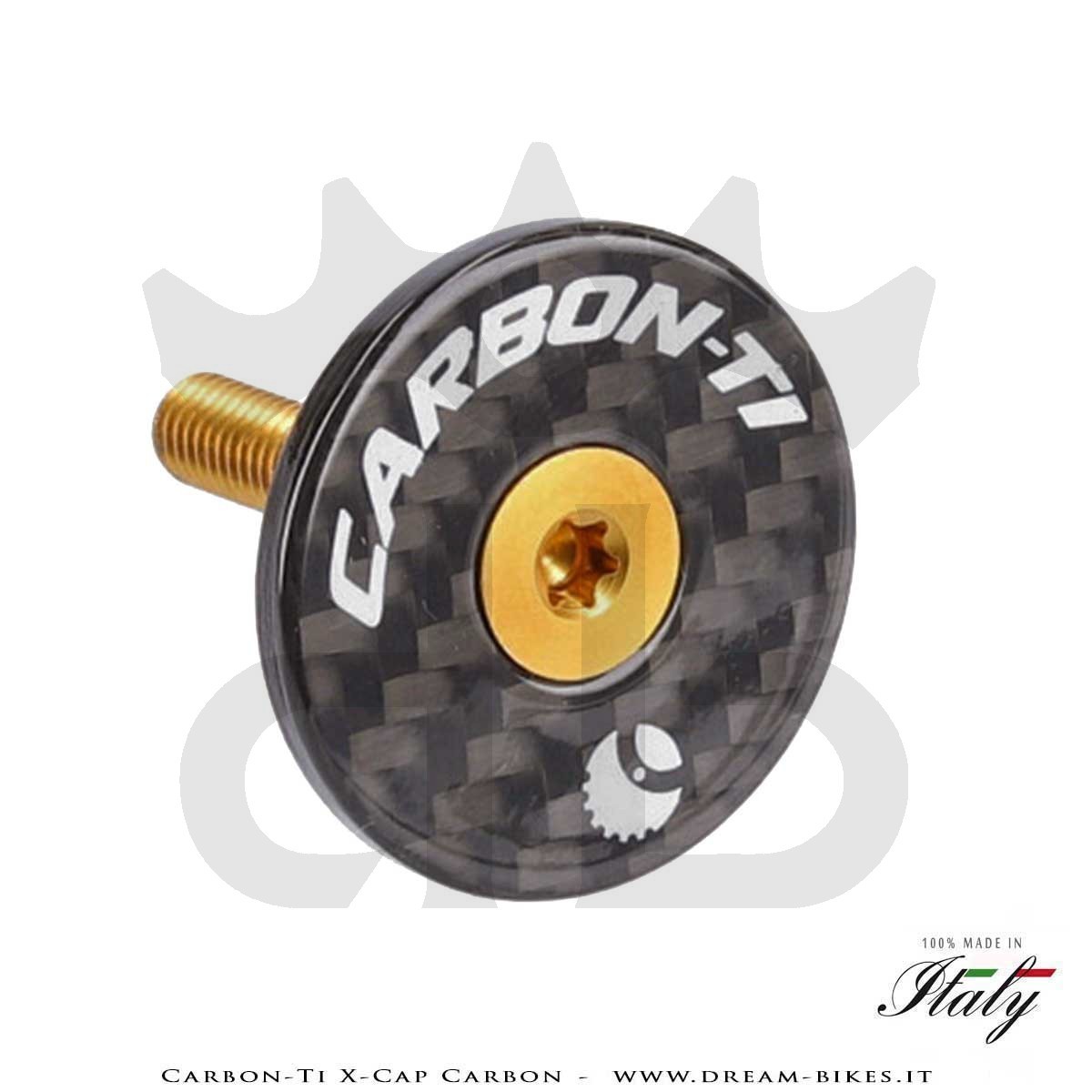 Carbon-Ti X-Cap Carbon Tappo Sterzo Ultraleggero