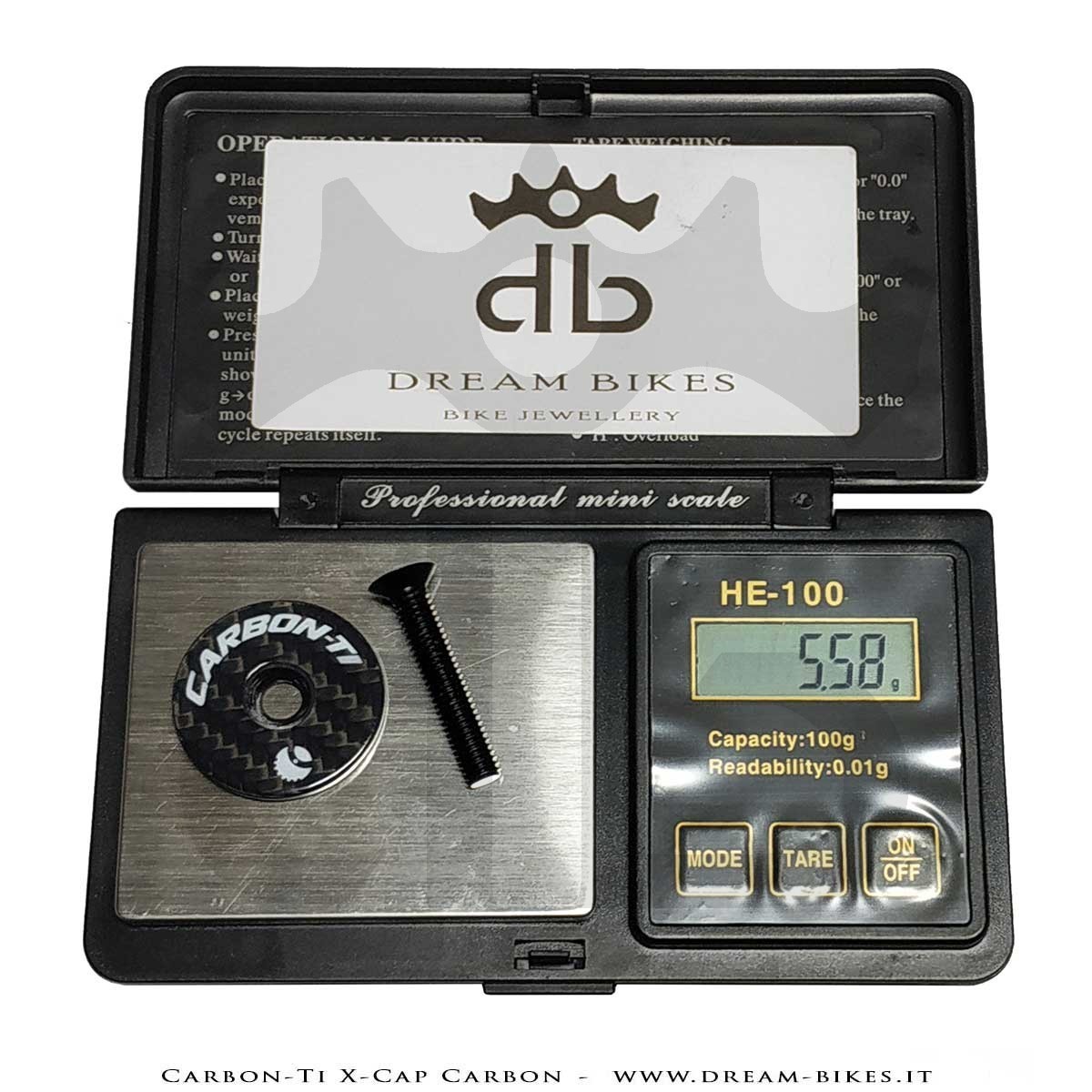 Carbon-Ti X-Cap Carbon Tappo Sterzo Ultraleggero