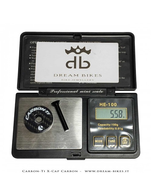 Carbon-Ti X-Cap Carbon Tappo Sterzo Ultraleggero