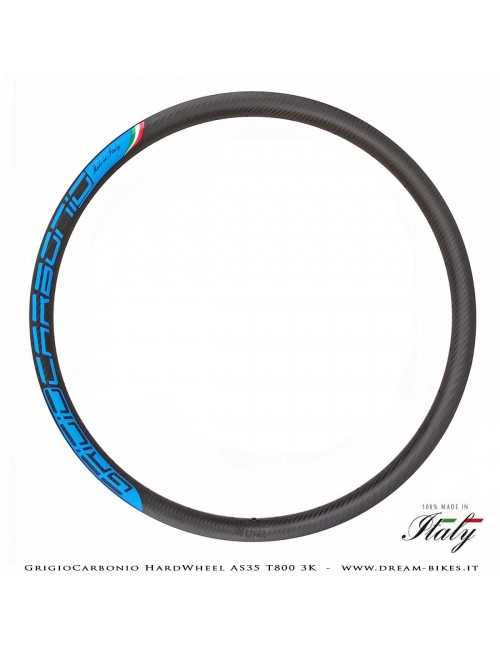 GrigioCarbonio HardWheel AS35 T800 3K Carbon 29" Clincher Rim 360 gr.