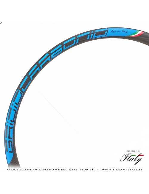 GrigioCarbonio HardWheel AS35 T800 3K Carbon 29" Clincher Rim 360 gr.