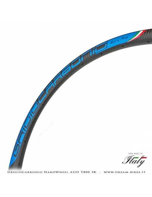 GrigioCarbonio HardWheel AS35 T800 3K Carbon 29" Clincher Rim 360 gr.