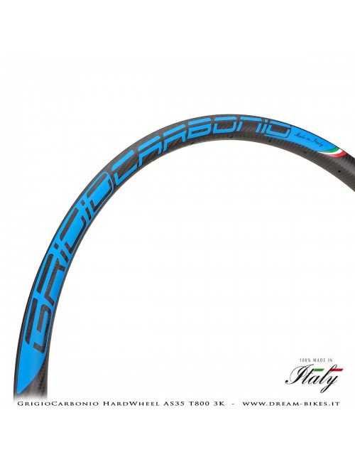 GrigioCarbonio HardWheel AS35 T800 3K Carbon 29" Clincher Rim 360 gr.