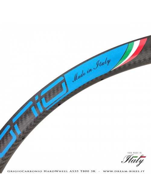 GrigioCarbonio HardWheel AS35 T800 3K Carbon 29" Clincher Rim 360 gr.