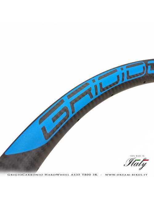 GrigioCarbonio HardWheel AS35 T800 3K Carbon 29" Clincher Rim 360 gr.