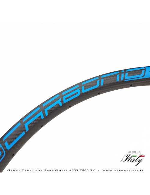 GrigioCarbonio HardWheel AS35 T800 3K Carbon 29" Clincher Rim 360 gr.