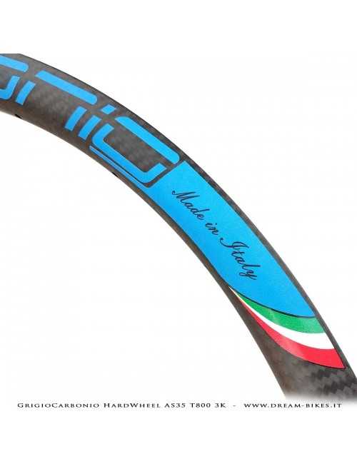 GrigioCarbonio HardWheel AS35 T800 3K Carbon 29" Clincher Rim 360 gr.