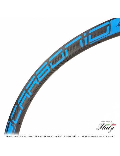 GrigioCarbonio HardWheel AS35 T800 3K Carbon 29" Clincher Rim 360 gr.