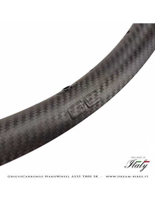 GrigioCarbonio HardWheel AS35 T800 3K Carbon 29" Clincher Rim 360 gr.