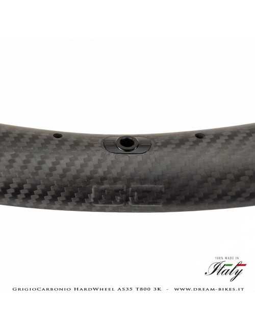GrigioCarbonio HardWheel AS35 T800 3K Carbon 29" Clincher Rim 360 gr.