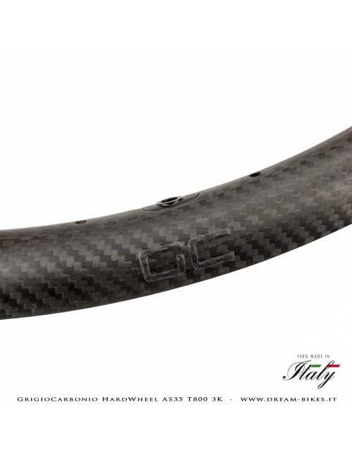 GrigioCarbonio HardWheel AS35 T800 3K Carbon 29" Clincher Rim 360 gr.