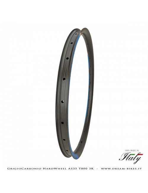 GrigioCarbonio HardWheel AS35 T800 3K Carbon 29" Clincher Rim 360 gr.