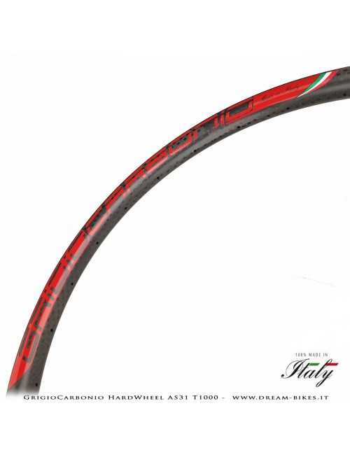 GrigioCarbonio HardWheel AS31 T1000  Carbon 29" Clincher Rim 290 gr.