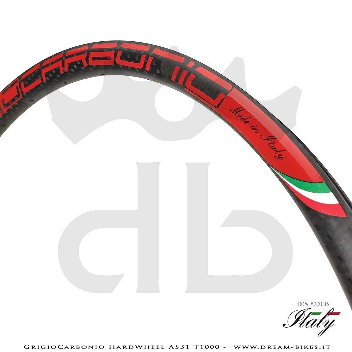 GrigioCarbonio HardWheel AS31 T1000  Carbon 29" Clincher Rim 290 gr.