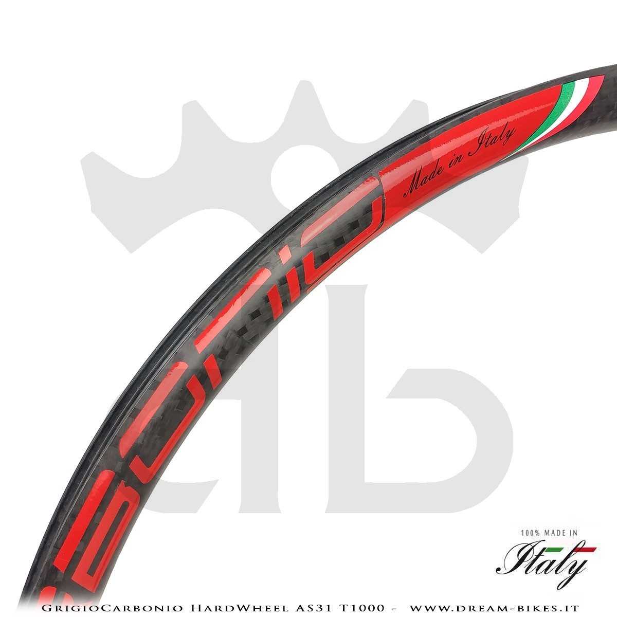 GrigioCarbonio HardWheel AS31 T1000  Carbon 29" Clincher Rim 290 gr.