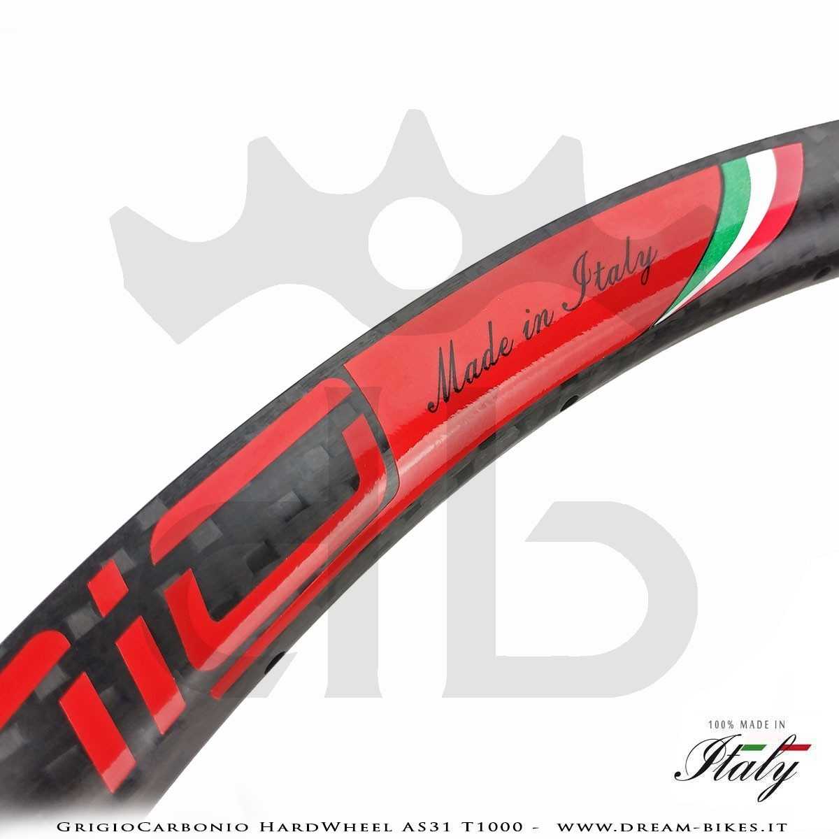 GrigioCarbonio HardWheel AS31 T1000  Carbon 29" Clincher Rim 290 gr.