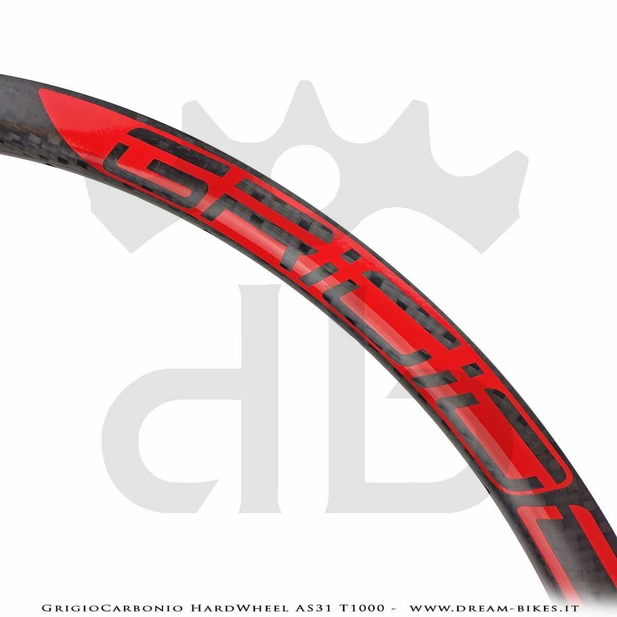 GrigioCarbonio HardWheel AS31 T1000  Carbon 29" Clincher Rim 290 gr.