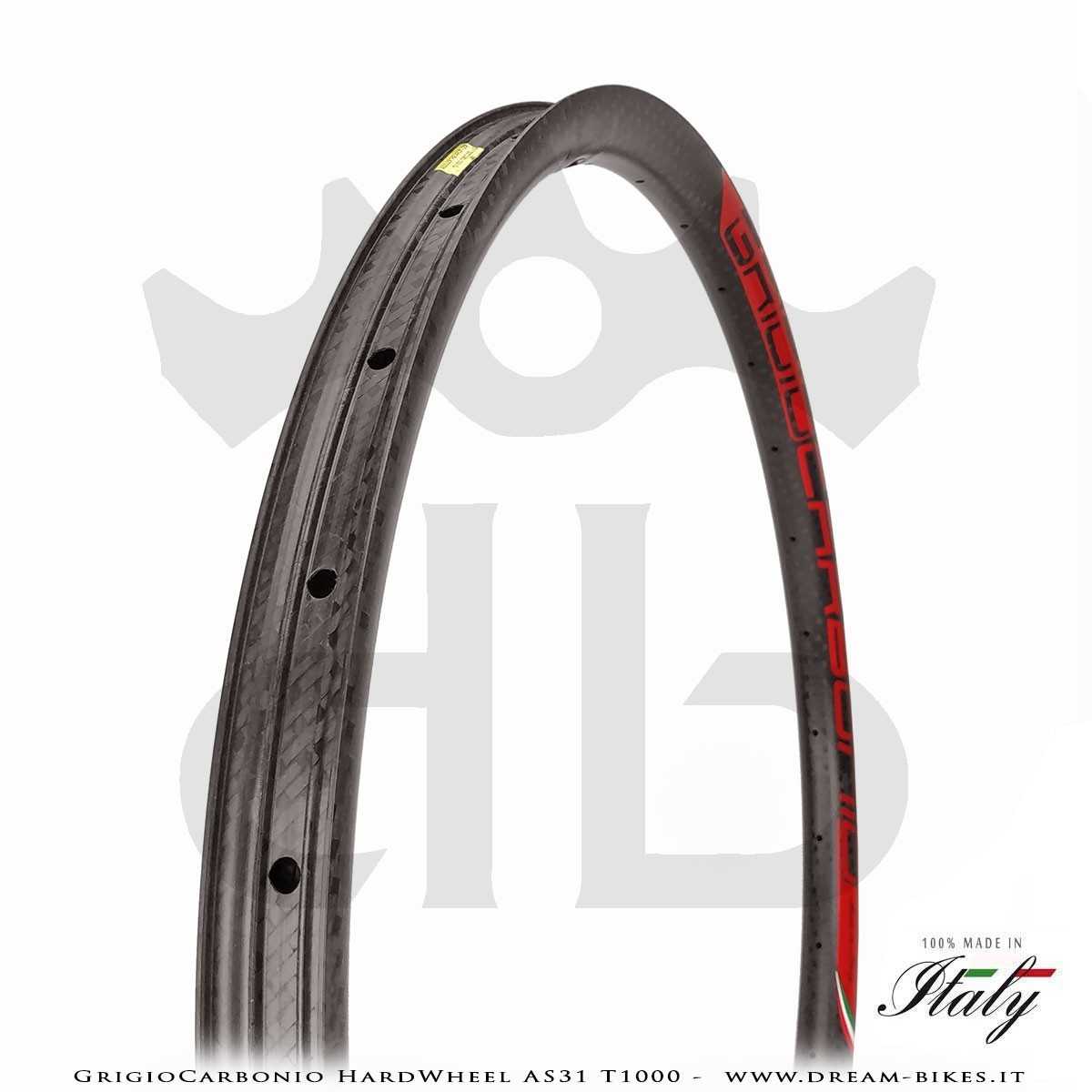 GrigioCarbonio HardWheel AS31 T1000  Carbon 29" Clincher Rim 290 gr.