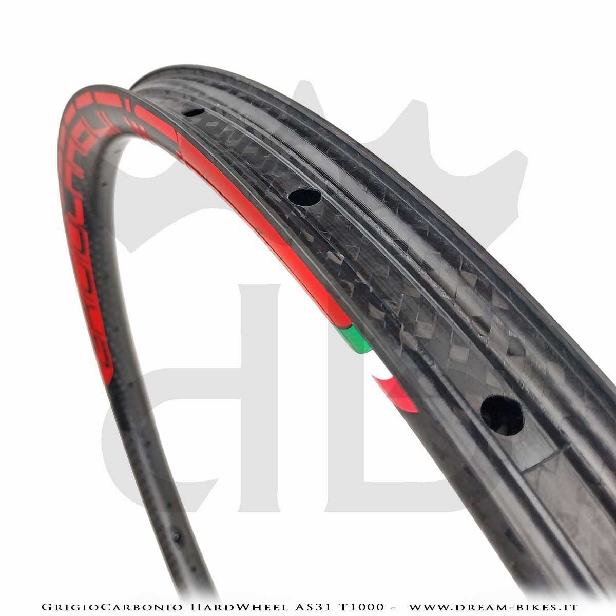 GrigioCarbonio HardWheel AS31 T1000  Carbon 29" Clincher Rim 290 gr.