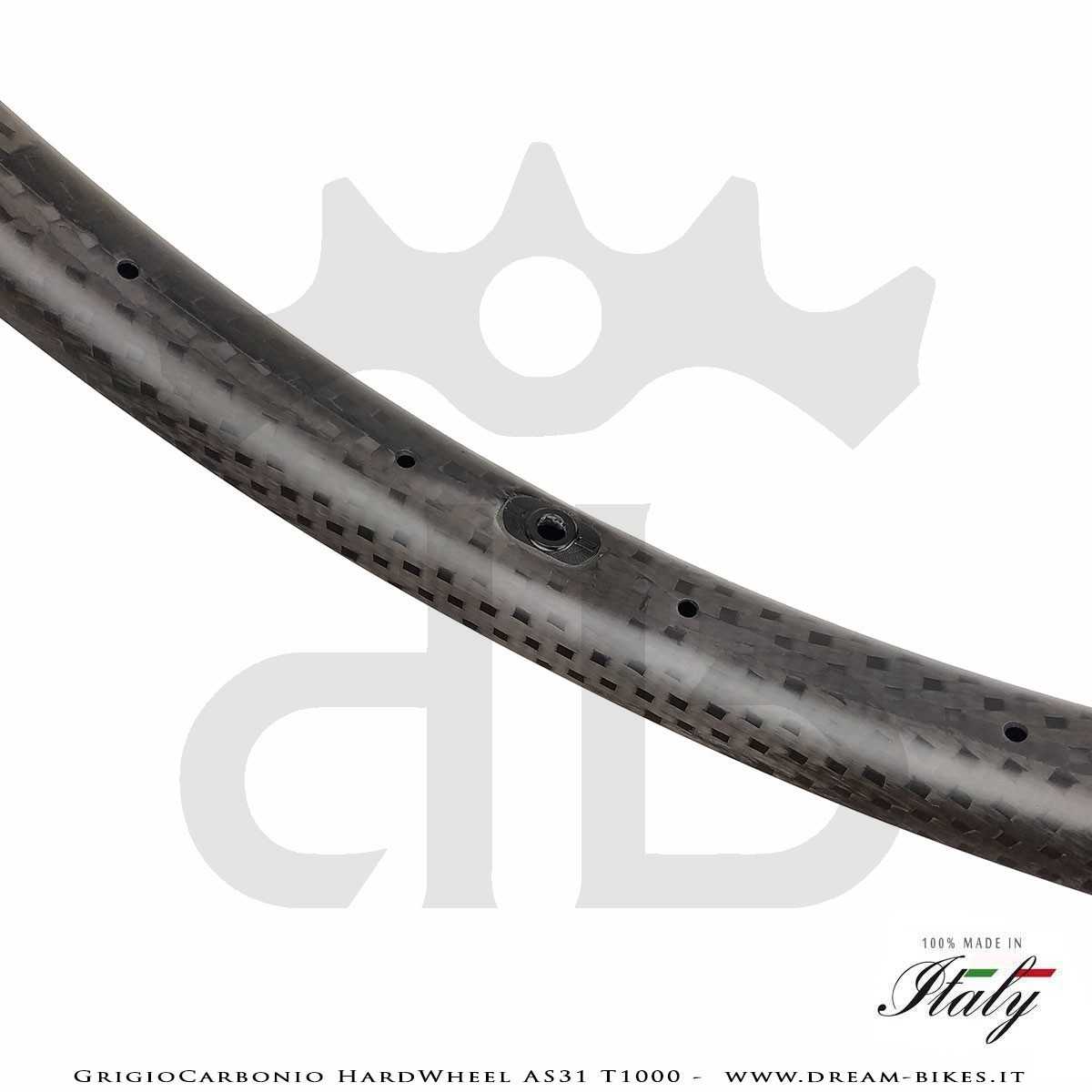 GrigioCarbonio HardWheel AS31 T1000  Carbon 29" Clincher Rim 290 gr.