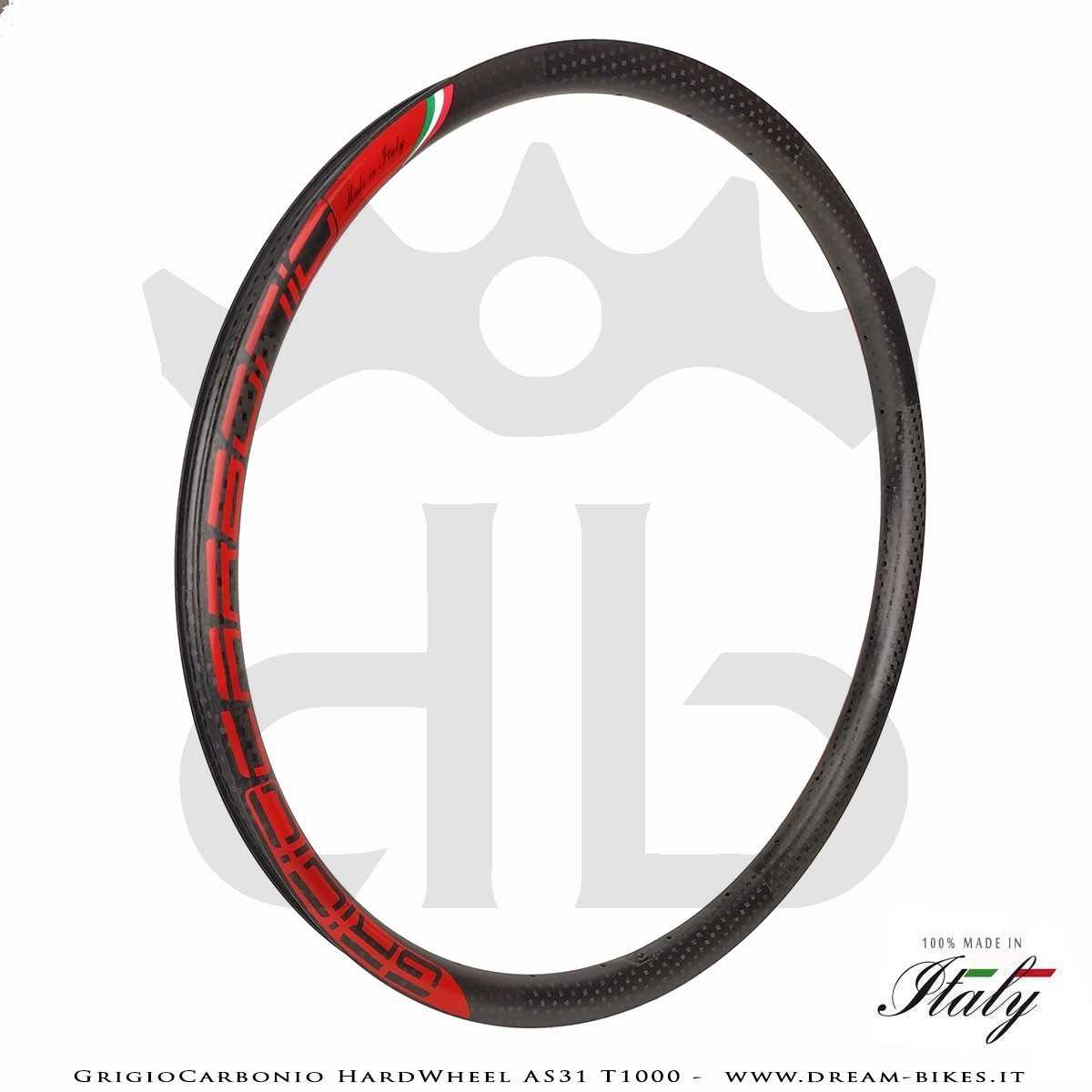 GrigioCarbonio HardWheel AS31 T1000  Carbon 29" Clincher Rim 290 gr.