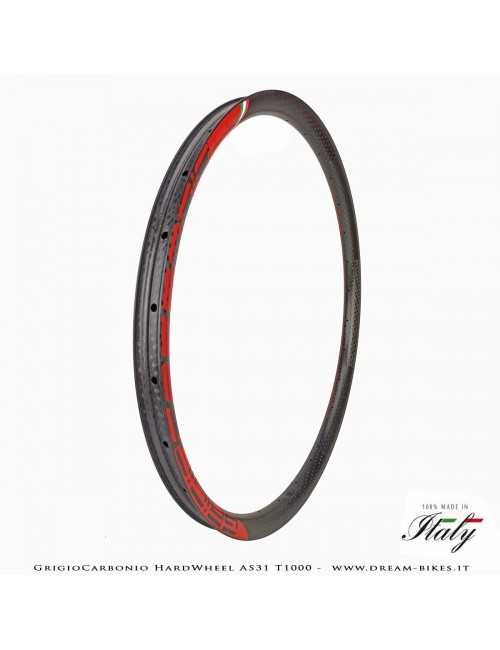 GrigioCarbonio HardWheel AS31 T1000  Carbon 29" Clincher Rim 290 gr.