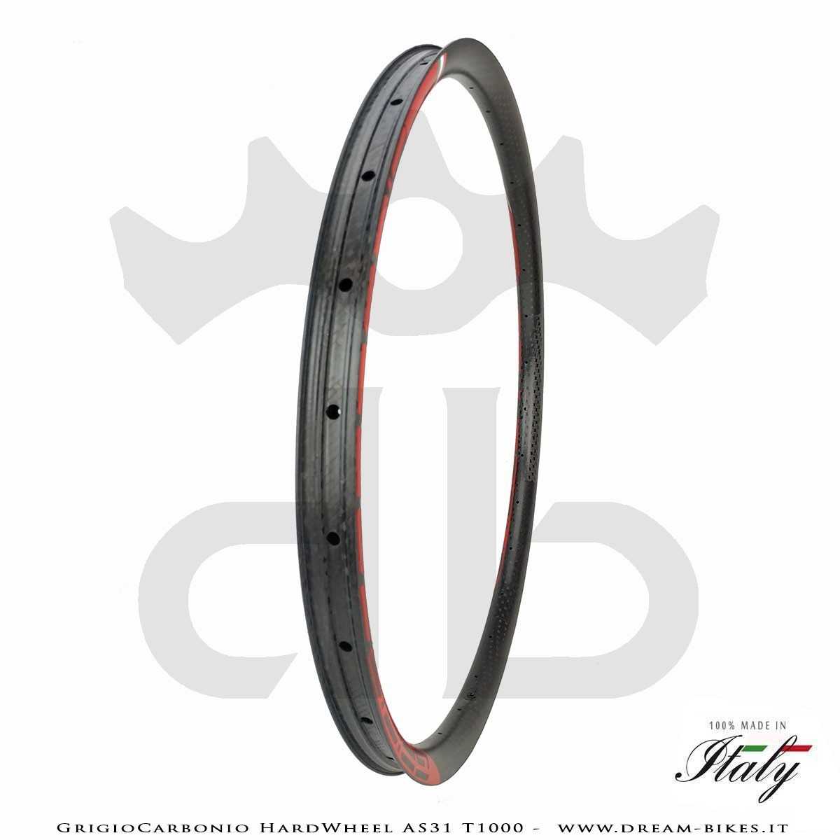 GrigioCarbonio HardWheel AS31 T1000  Carbon 29" Clincher Rim 290 gr.