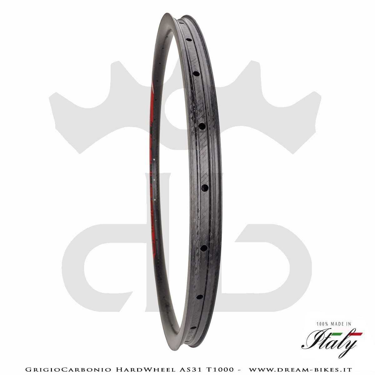 GrigioCarbonio HardWheel AS31 T1000  Carbon 29" Clincher Rim 290 gr.