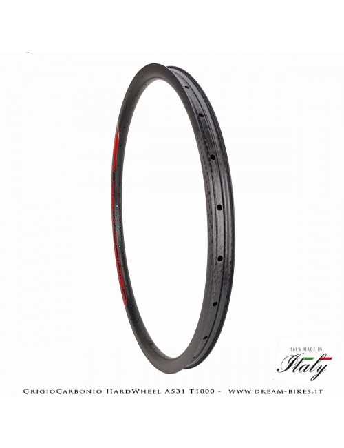 GrigioCarbonio HardWheel AS31 T1000  Carbon 29" Clincher Rim 290 gr.