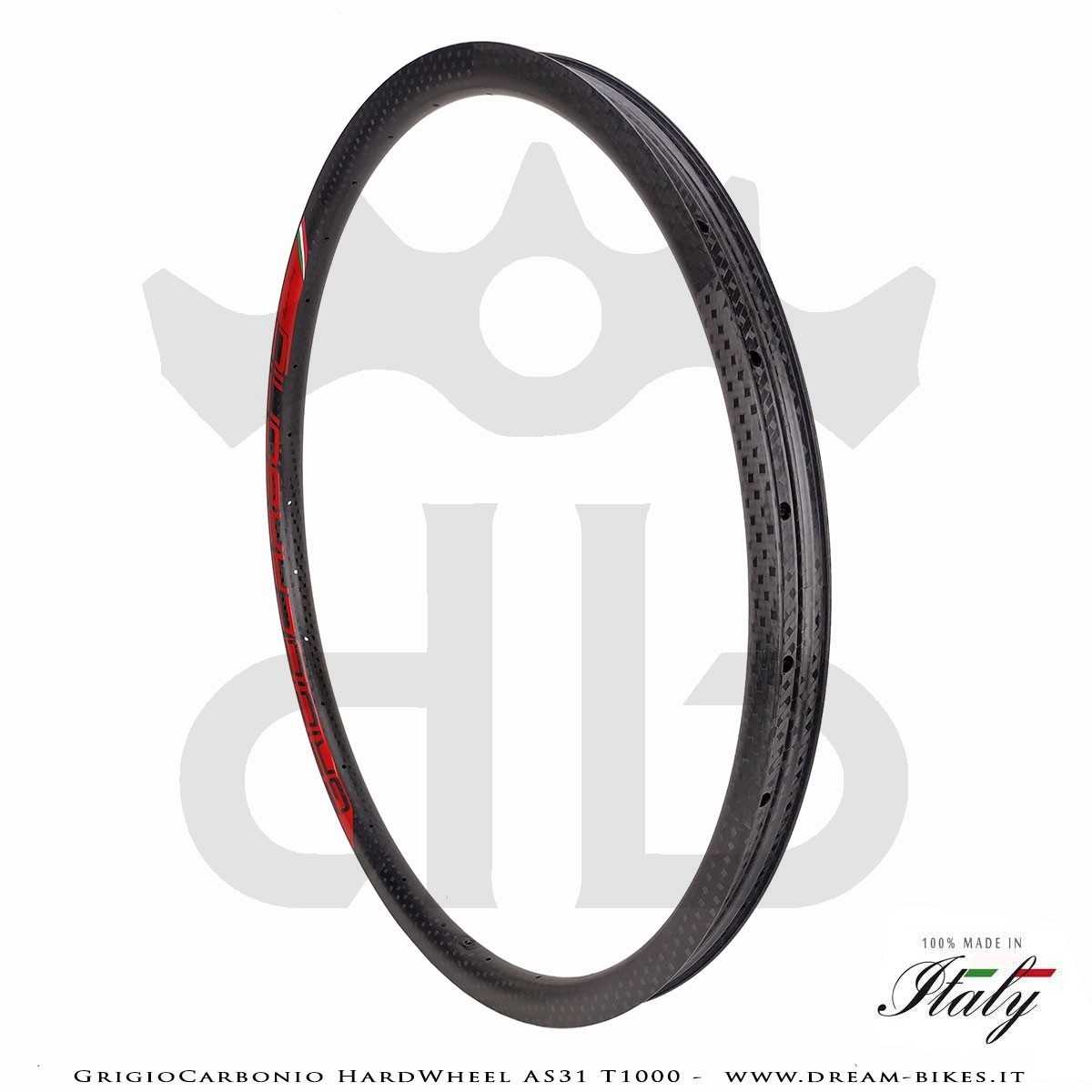 GrigioCarbonio HardWheel AS31 T1000  Carbon 29" Clincher Rim 290 gr.