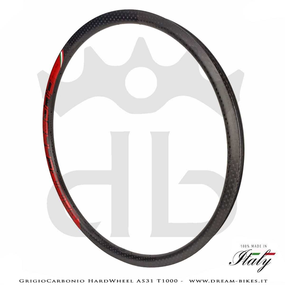 GrigioCarbonio HardWheel AS31 T1000  Carbon 29" Clincher Rim 290 gr.