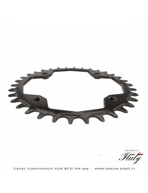 Cruel Components VoR BCD 104 mm Mono-Corona Ultraleggera In Alluminio