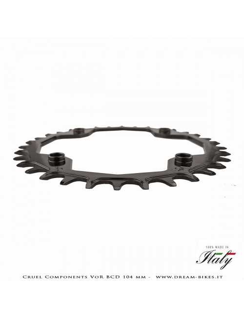 Cruel Components VoR BCD 104 mm Mono-Corona Ultraleggera In Alluminio