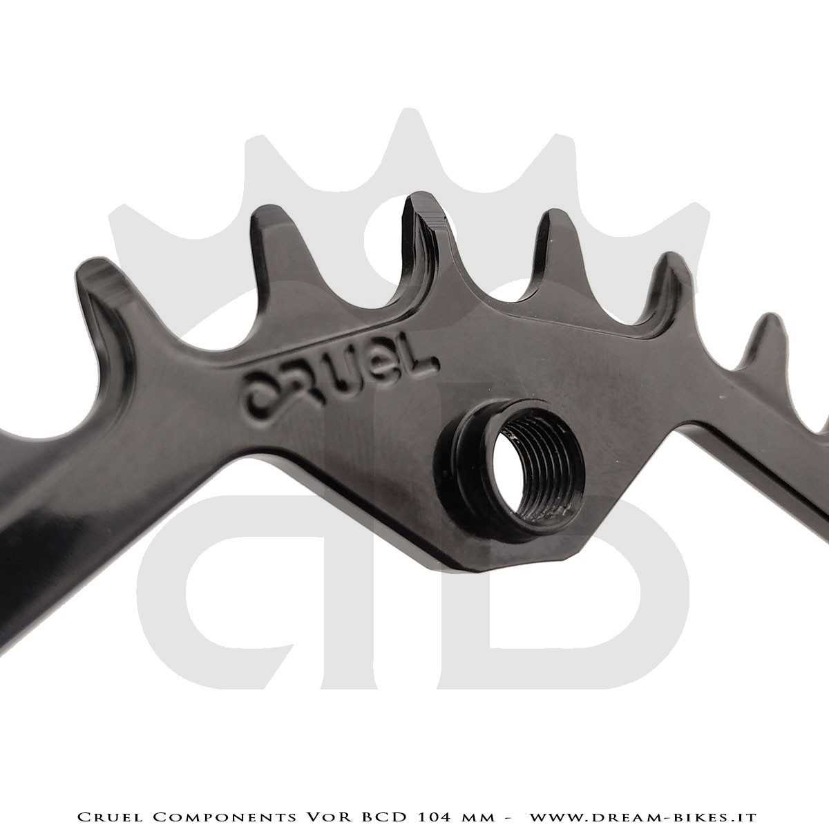 Cruel Components VoR BCD 104 mm Mono-Corona Ultraleggera In Alluminio