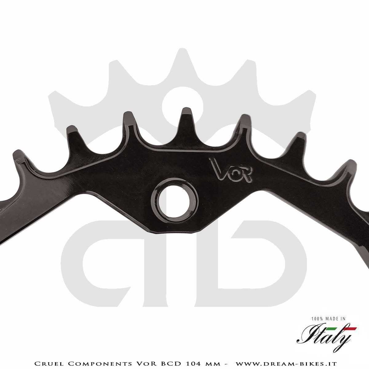 Cruel Components VoR BCD 104 mm Mono-Corona Ultraleggera In Alluminio