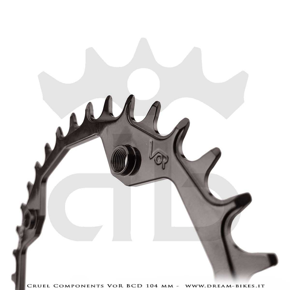 Cruel Components VoR BCD 104 mm Mono-Corona Ultraleggera In Alluminio