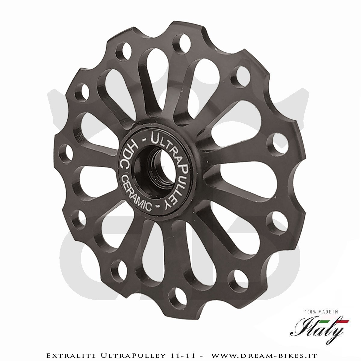 Extralite UltraPulley 11-11 Pulegge Cambio Ceramiche Ultralggere 11 Denti Sram, Shimano, Campagnolo