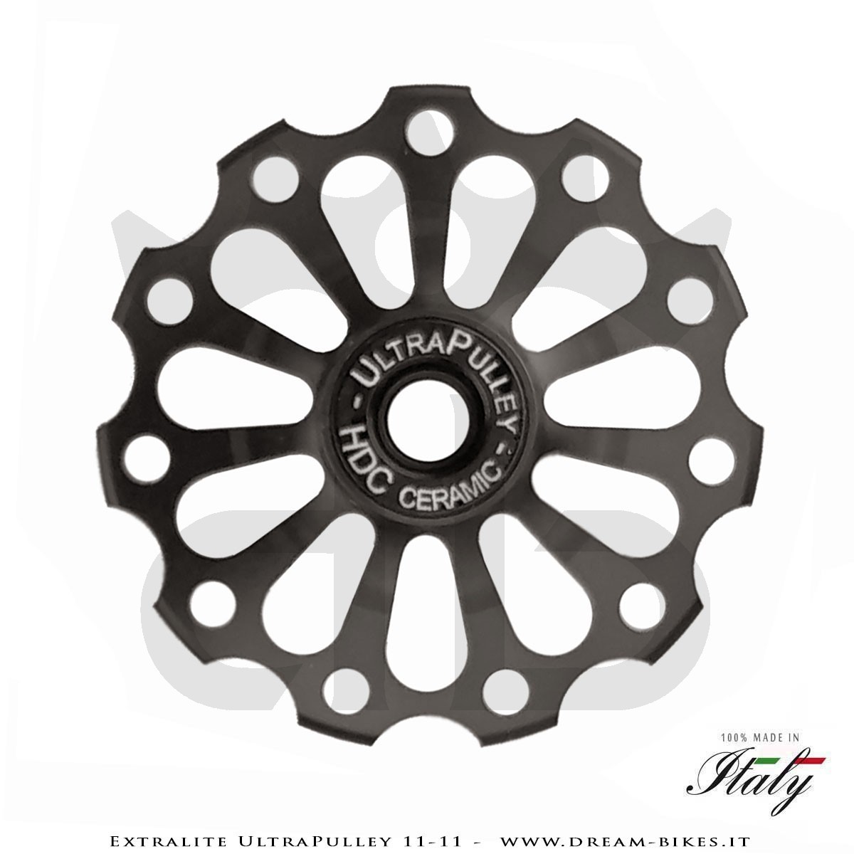Extralite UltraPulley 11-11 Pulegge Cambio Ceramiche Ultralggere 11 Denti Sram, Shimano, Campagnolo